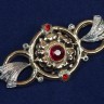 Pregueiro em Ouro Diamantes e Rubis