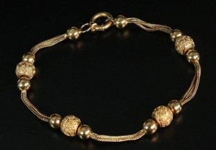Pulseira Modernista em Ouro (19,2 Quilates)
