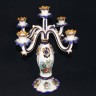 Par de Candelabros em Porcelana da Renomada Marca MYRTUS