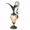 Jarro Antigo Decorativo em Bronze e Mármore