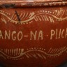 Tacho Alto de Barro Vermelho Vidrado