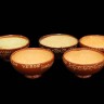Conjunto de Tigelas de Barro Vermelho Vidrado
