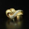 Anel em OURO (19,2 Quilates) e DIAMANTES