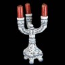 Candelabro Antigo em Porcelana V.N.Anços