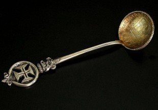 Talheres Antigos em Prata Contraste Cabeça de JAVALI II