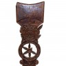 Escultura Antiga com Brasão