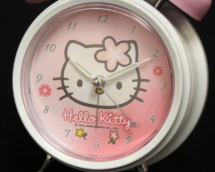 Relógio Despertador Hello Kitty