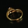 Anel em Ouro Diamantes e Rubi (19,2 Quilates)