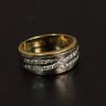 Anel em OURO (19.2 Quilates) e DIAMANTES