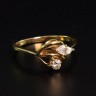 Anel em Ouro (18 Quilates) e Diamante