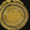 Medalhão Antigo em Ouro (Dragão II) e Meia Libra (916)