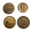 Conjunto de Medalhas Comemorativas em Bronze