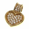Pendente em Ouro (19.2 Quilates) e DIAMANTES