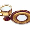 Conjunto de Três Chávenas de Café 'OHASHI CHINA'
