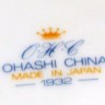 Conjunto de Três Chávenas de Café 'OHASHI CHINA'