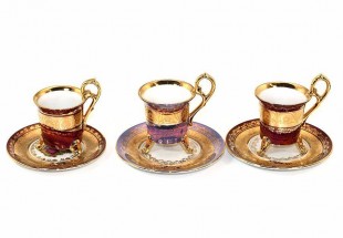 Conjunto de Três Chávena de Café 'OHASHI CHINA'