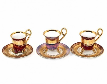 Conjunto de Três Chávena de Café 'OHASHI CHINA'