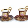 Conjunto de Duas Chávenas de Café 'OHASHI CHINA'