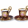 Conjunto de Duas Chávenas de Café 'OHASHI CHINA'