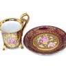 Conjunto de Duas Chávenas de Café 'OHASHI CHINA'