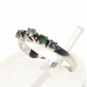 Anel em Ouro Branco (19.2 Quilates) e Diamantes