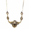 Colar Estilo Princesa em Ouro Prata e Diamantes (19.2 Quilates)
