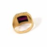 Anel de Homem em Ouro (19.2 Quilates) e Rubi 