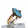 Anel em Ouro (14 Quilates) e Diamantes