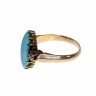 Anel em Ouro (14 Quilates) e Diamantes