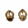 Brincos em Ouro (19.2 Quilates) Prata e Lascas de Diamantes