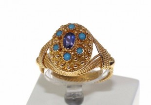 Anel Antigo em Ouro (Dragão 800)