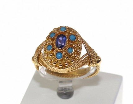 Anel Antigo em Ouro (Dragão 800)