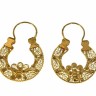 Arrecada em Ouro Filigrana (19.2 Quilates)