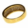 Anel em Ouro Branco e Amarelo (19.2KL)