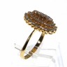 Anel e OURO (19,2 Quilates) e DIAMANTES