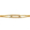Pulseira em OURO (19,2k) e DIAMANTES