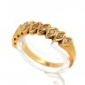 Anel em OURO 19,2K e DIAMANTES