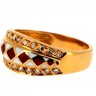 Anel em OURO 19,2 k e DIAMANTES