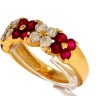 Anel em Ouro 19,2K e Rubis