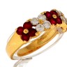 Anel em Ouro 19,2K e Rubis