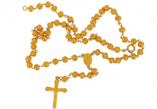 Colar Terço em Ouro 19,2 Quilates