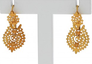 Brincos à Rainha em Ouro 19,2K