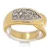 Anel em Ouro 19,2K e Diamantes