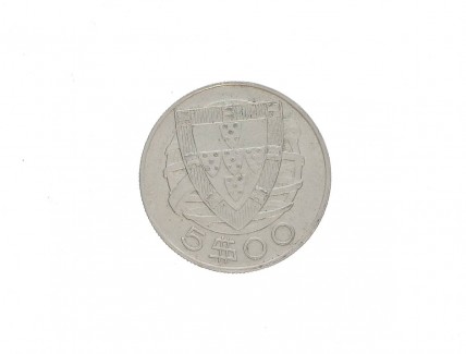Moeda de 5$00 em Prata de 1948