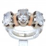 Anel em Prata 925 e Ouro