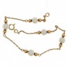 Pulseira em Ouro de 18K e Pérolas