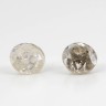 2 DIAMANTES em Talhe Redondo Brilhante 0,45Cts
