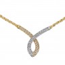 Gargantilha em Ouro de 19,2K e DIAMANTES