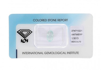 INDICOLITE TURMALINA, 1.32 CT 