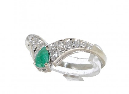 Anel ANTIGO em Ouro de 19,2K e DIAMANTES